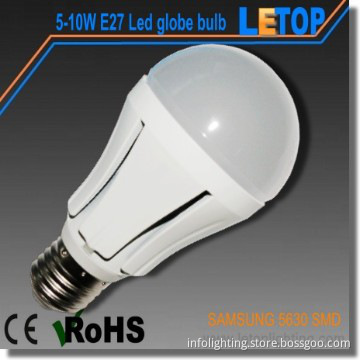 7W E27 SMD led globe bulb